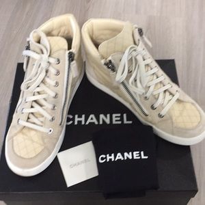 CHANEL Authentic Hightop Sneakers